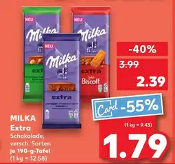 Kaufland Milka extra schokolade Angebot