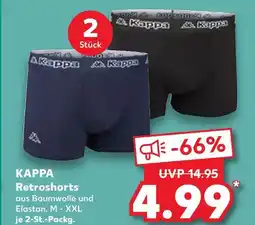 Kaufland Kappa retroshorts Angebot