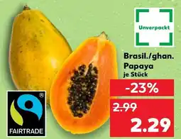 Kaufland Brasil./ghan. papaya Angebot