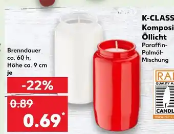 Kaufland K-class kompositionsöllicht Angebot