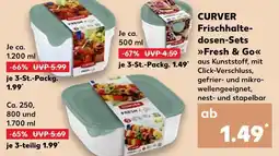 Kaufland Curver frischhaltedosen-sets fresh & go Angebot