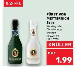Kaufland Fürst von metternich sekt riesling Angebot