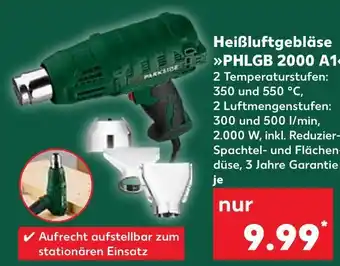 Kaufland Heißluftgebläse phlgb 2000 a1 Angebot