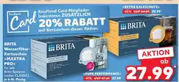 Kaufland Brita wasserfilter- kartuschen maxtra pro pure performance Angebot