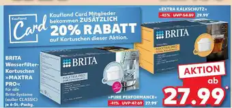Kaufland Brita wasserfilter- kartuschen maxtra pro pure performance Angebot