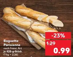 Kaufland Baguette parisienne Angebot