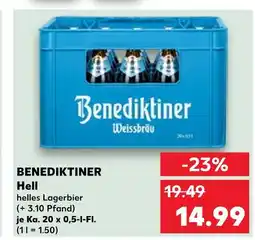 Kaufland Benediktiner hell Angebot