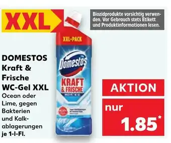 Kaufland Domestos kraft & frische wc-gel xxl ocean Angebot