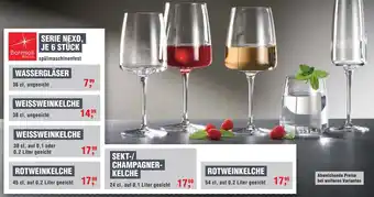 Handelshof Bormioli rocco serie nexo, je 6 stück Angebot