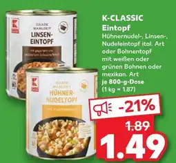 Kaufland K-classic hühnernudeltopf Angebot