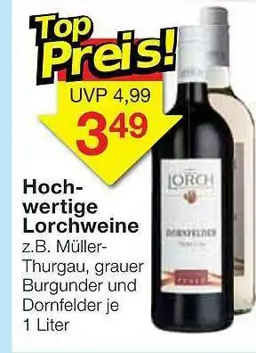 Jawoll Hoch Wertige Lorchweine Angebot