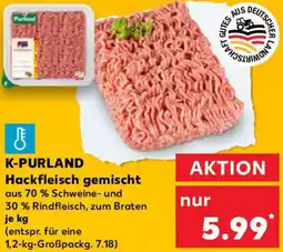 Kaufland K-PURLAND Hackfleisch gemischt Angebot