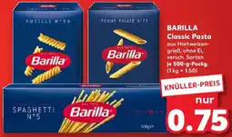 Kaufland BARILLA Classic Pasta Angebot