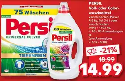 Kaufland PERSIL Voll- oder Colorwaschmittel Angebot