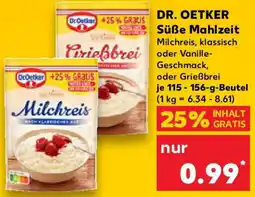 Kaufland DR. OETKER Süße Mahlzeit Angebot