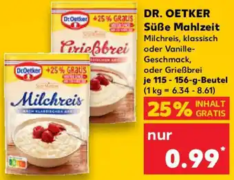 Kaufland DR. OETKER Süße Mahlzeit Angebot