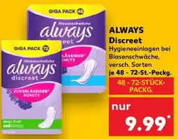 Kaufland ALWAYS Discreet Angebot