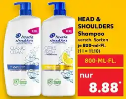 Kaufland HEAD & SHOULDERS Shampoo Angebot