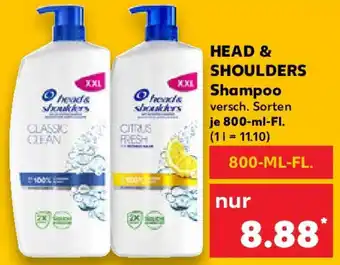 Kaufland HEAD & SHOULDERS Shampoo Angebot