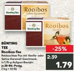 Kaufland BÜNTING TEE Rooibos-Tee Angebot