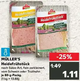 Kaufland MÜLLER'S Heidefrühstück Angebot