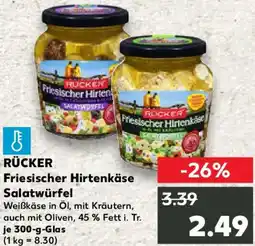 Kaufland RÜCKER Friesischer Hirtenkäse Salatwürfel Angebot