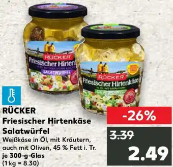Kaufland RÜCKER Friesischer Hirtenkäse Salatwürfel Angebot