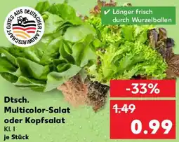 Kaufland Dtsch. Multicolor-Salat oder Kopfsalat Angebot