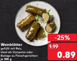 Kaufland Weinblätter Angebot