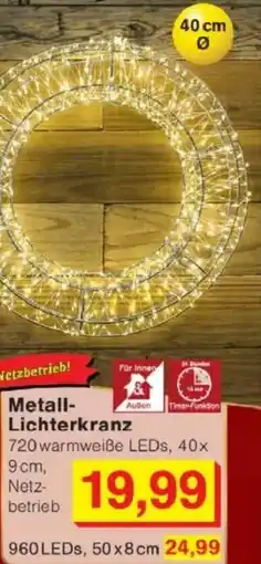 Jawoll Metall- Lichterkranz Angebot
