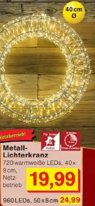 Jawoll Metall- Lichterkranz Angebot