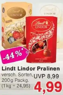 Jawoll Lindt Lindor Pralinen Angebot