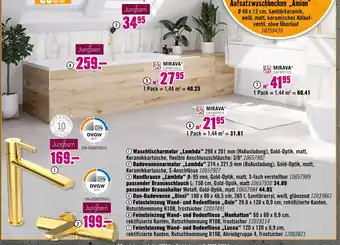 Hornbach Jungborn waschtischarmatur lambda Angebot