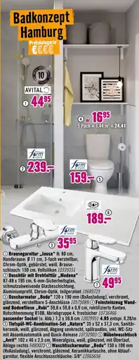 Hornbach Badkonzept hamburg Angebot