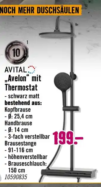 Hornbach Avital avelon mit thermostat Angebot