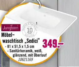 Hornbach Jungborn möbelwaschtisch sedici Angebot