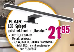 Hornbach Flair led-spiegelaufsteckleuchte „rasalas“ Angebot