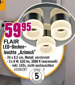 Hornbach Flair led-deckenleuchte „azimech“ Angebot