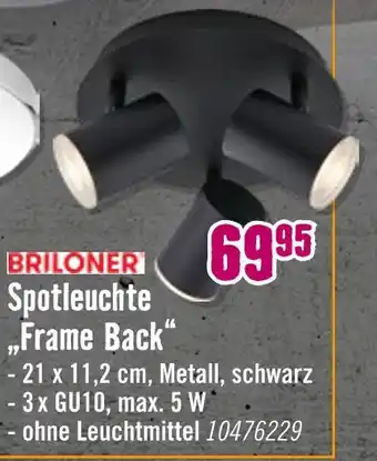 Hornbach Briloner spotleuchte „frame back“ Angebot