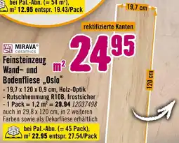 Hornbach Mirava ceramics feinsteinzeug wand- und bodenfliese oslo Angebot