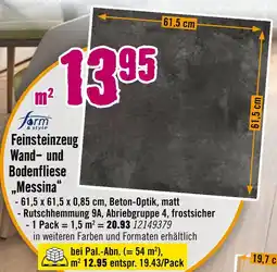 Hornbach Form & style feinsteinzeug wand- und bodenfliese „messina“ Angebot
