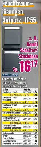 Hornbach Roth lange feuchtraum-serie Angebot