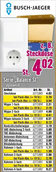 Hornbach Busch-jaeger steckdose Angebot
