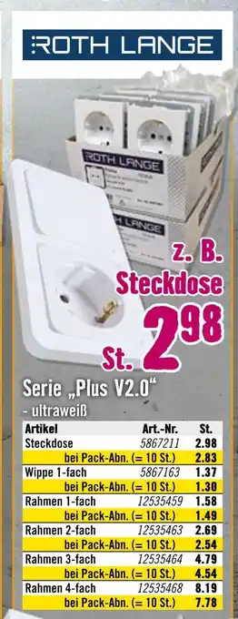 Hornbach Roth lange steckdose Angebot
