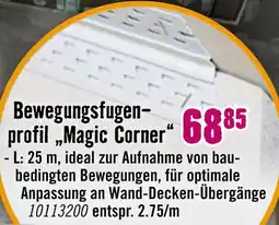 Hornbach Bewegungsfugenprofil „magic corner“ Angebot