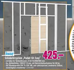 Hornbach Knauf schiebetürsystem pocket kit easy Angebot
