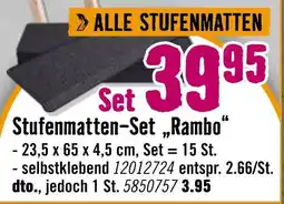 Hornbach Stufenmatten-set rambo Angebot