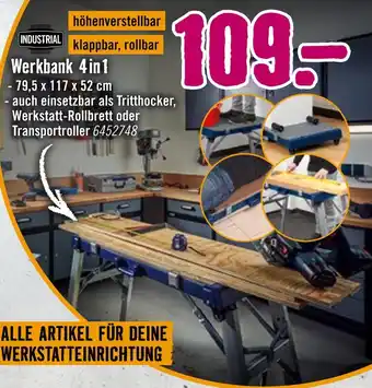 Hornbach Industrial werkbank 4 in 1 Angebot