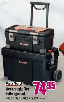 Hornbach Pattfield werkzeugkoffer-rollwagenset Angebot