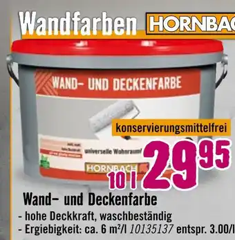 Hornbach Hornbach wand- und deckenfarbe Angebot